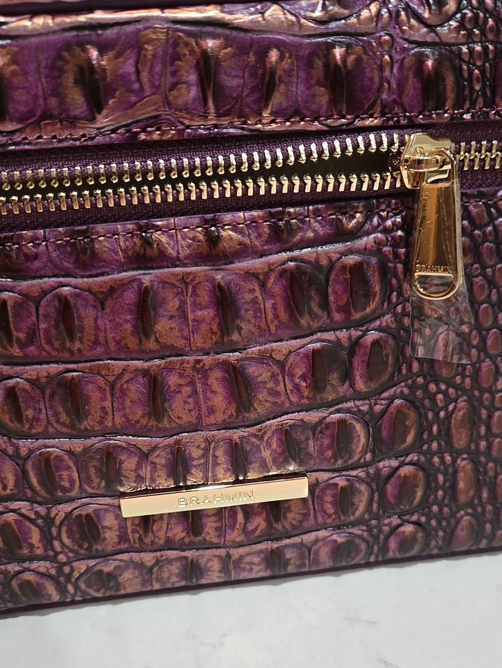 NWOT Large 8.5 X 6 X 5 Brahmin Cosmetic Case - Picture 2 of 7